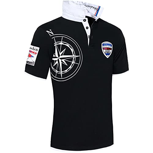 Nebulus Herren Poloshirt EGERSUND, Shirt, Sweatshirt, Polo, schwarz - XL Nebulus Herren Poloshirt EGERSUND, Shirt, Sweatshirt, Polo, schwarz - XL von Nebulus
