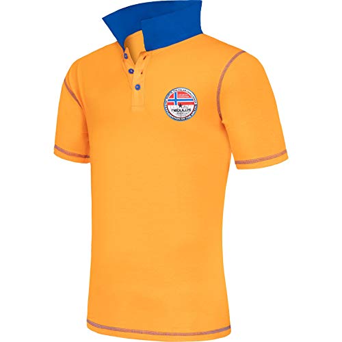 Nebulus Herren Poloshirt Entertain, Shirt, Sweatshirt, Polo, orange - S von Nebulus