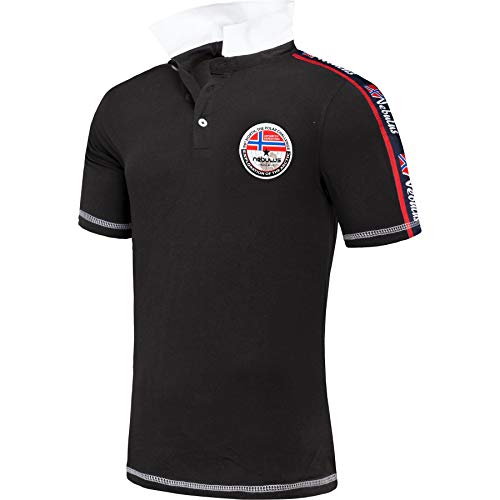 Nebulus Herren Poloshirt NEBI, Shirt, Sweatshirt, Polo, schwarz - L von Nebulus