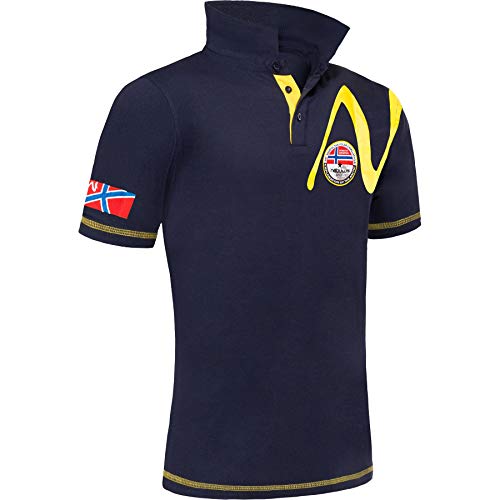 Nebulus Herren Poloshirt TUPAI, Polo Kurzarm, Sweatshirt, Navy - L von Nebulus