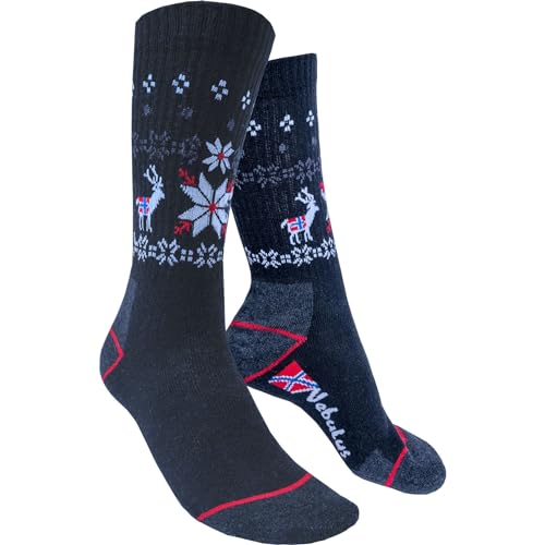 Nebulus Herren Socken WOOLY, Thermosocken, atmungsaktive Socken, schwarz, Größe 39-42 von Nebulus