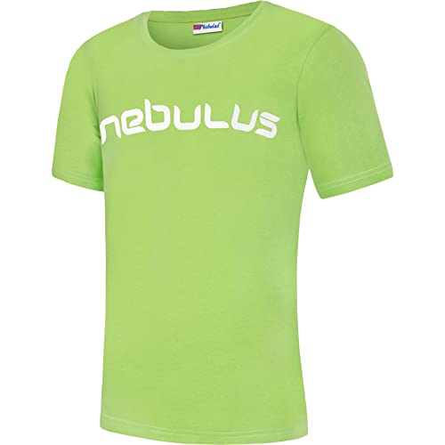 Nebulus Herren T-Shirt LEOS, Shirt, T-Shirt, Rundhals-Ausschnitt, Lime-weiß - XL von Nebulus