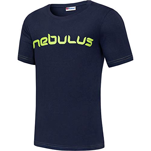 Nebulus Herren T-Shirt LEOS, Shirt, T-Shirt, Rundhals-Ausschnitt, Navy-Lime - XL von Nebulus