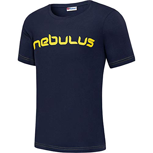 Nebulus Herren T-Shirt LEOS, Shirt, T-Shirt, Rundhals-Ausschnitt, Navy-gelb - S von Nebulus