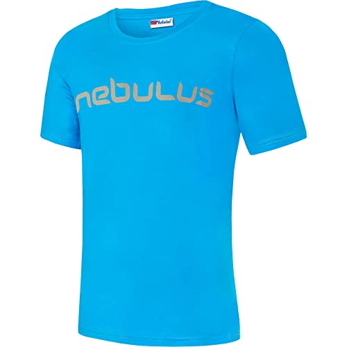 Nebulus Herren T-Shirt LEOS, Shirt, T-Shirt, Rundhals-Ausschnitt, SkyBlue-grau - XL von Nebulus