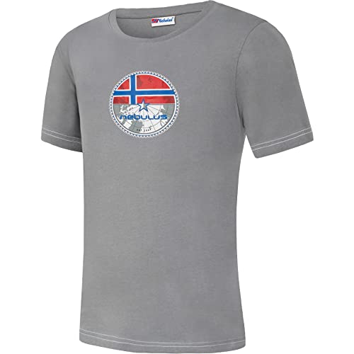 Nebulus Herren T-Shirt TWOZERO, Shirt, T-Shirt, Rundhals-Ausschnitt, grau - L von Nebulus