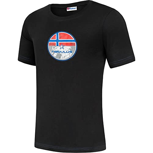 Nebulus Herren T-Shirt TWOZERO, Shirt, T-Shirt, Rundhals-Ausschnitt, schwarz - S von Nebulus