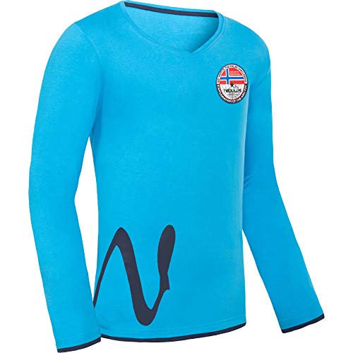 Nebulus Herren Longsleeve Veit, lässige Shirt, V-Ausschnitt, Malibu - L von Nebulus