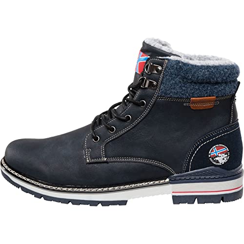 Nebulus Herren Winterstiefel ROVER, warme und praktische Stiefel, Übergangsschuhe, navy - 44 von Nebulus