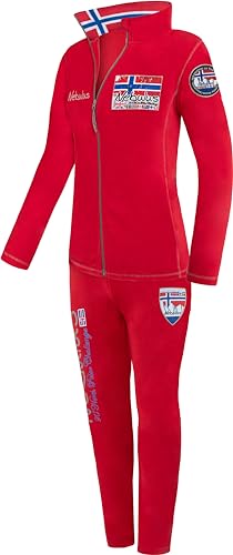 Nebulus Jogginganzug MANGONY T068 (Modell: Q1790 - Damen, rot; Größe: S/36) FBA von Nebulus