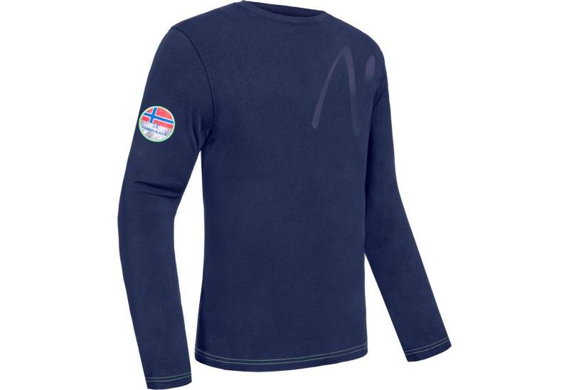 Nebulus Longsleeve CHOP, P6642 - Herren, navy-lime, L von Nebulus