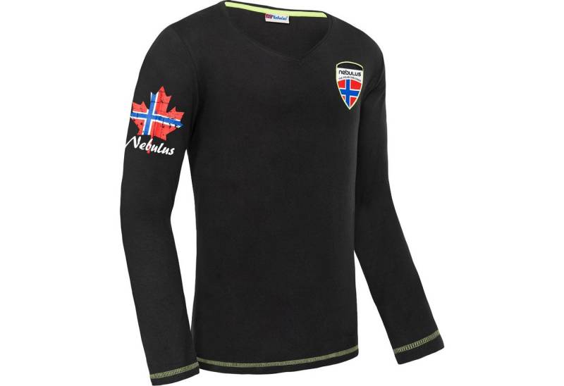 Nebulus Longsleeve COSMO, P5375 - Herren, schwarz, S von Nebulus