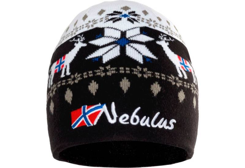 Nebulus Mütze & Schal INFINITY, P6121 - Unisex, schwarz-weiß, onesize von Nebulus