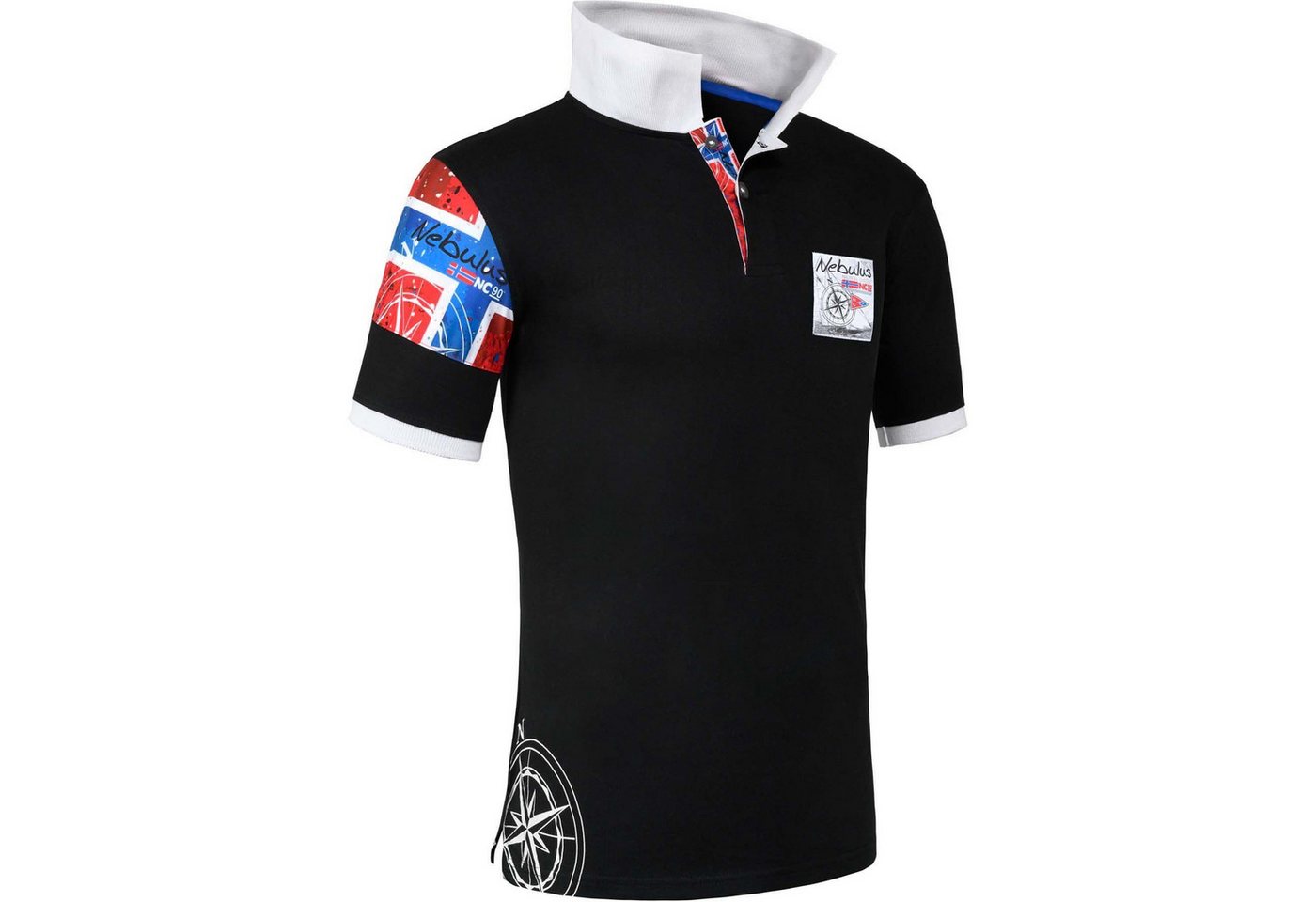 Nebulus Poloshirt ARENDAL, Q2057 - Herren, schwarz, XXL von Nebulus