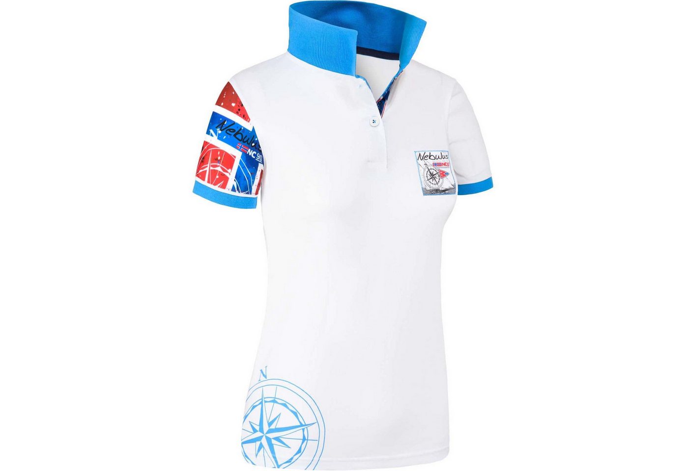 Nebulus Poloshirt ARENDAL, Q2064 - Damen, weiß, L/40 von Nebulus