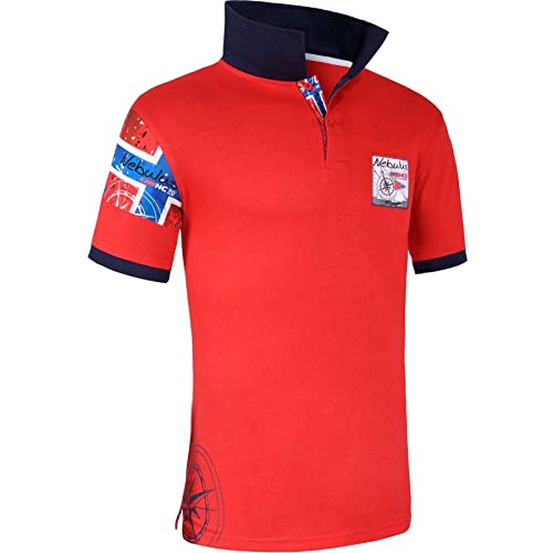 Nebulus Herren Poloshirt ARENDAL, Shirt, Sweatshirt, Polo, rot - L von Nebulus