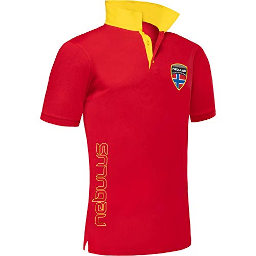 Nebulus Herren Poloshirt Alex, Shirt, Sweatshirt, Polo, rot - XXL von Nebulus