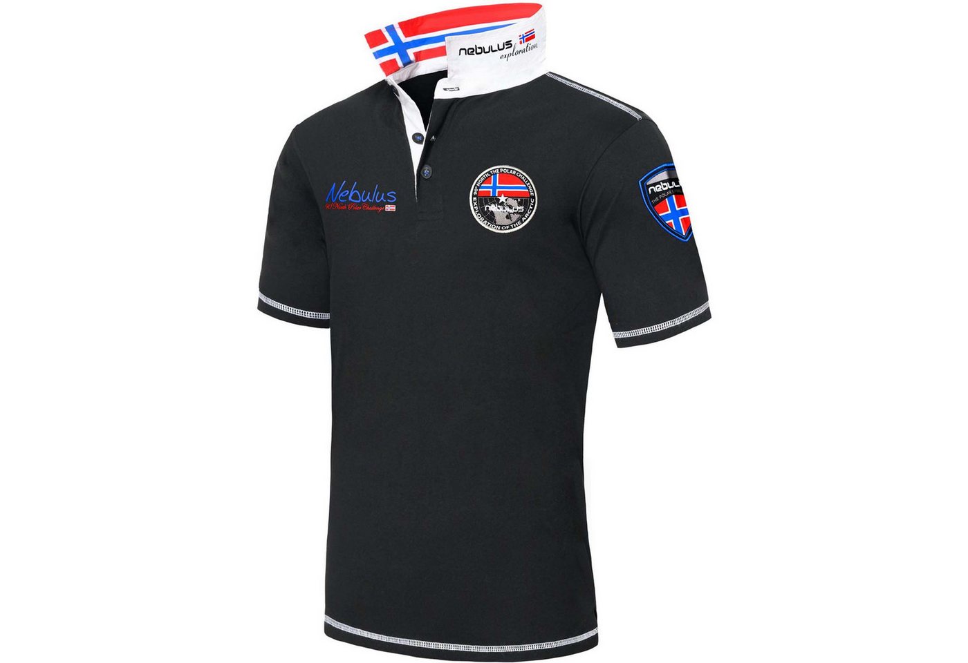 Nebulus Poloshirt BENTER, Q806 - Herren, schwarz, XXL von Nebulus