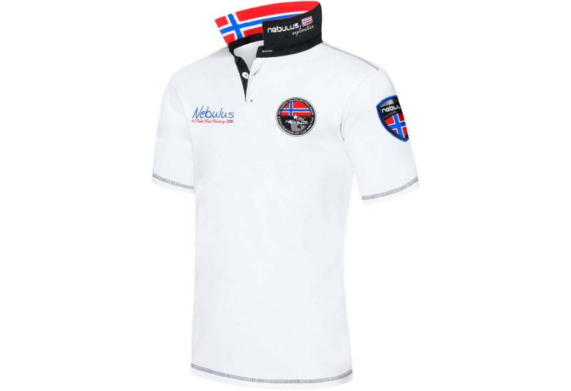 Nebulus Poloshirt BENTER, Q807 - Herren, weiß, XXL von Nebulus