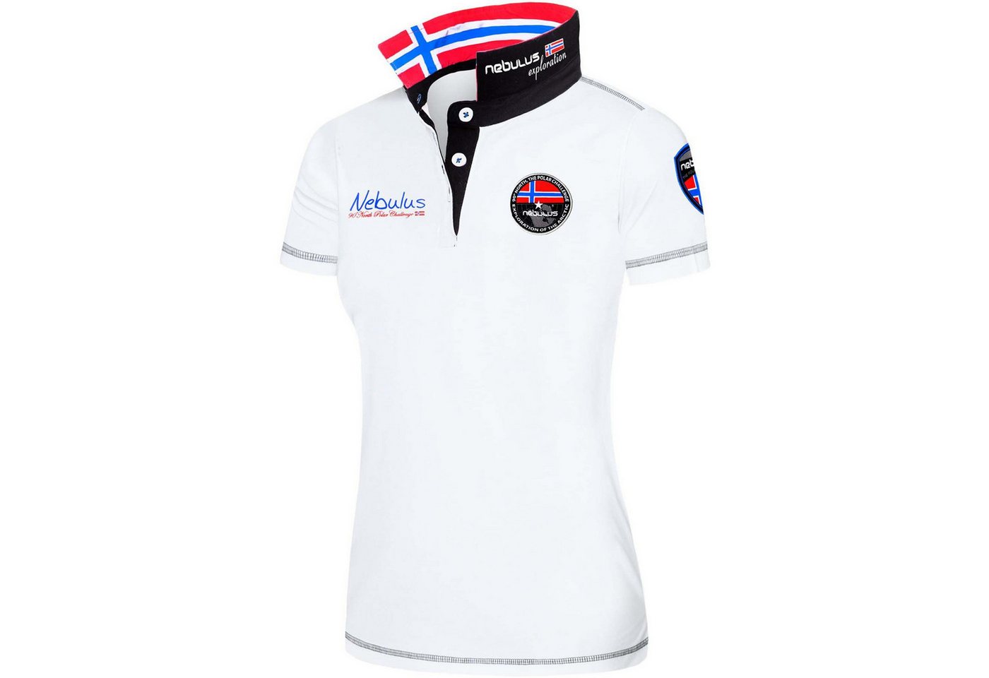 Nebulus Poloshirt BENTER, Q809 - Damen, weiß, L/40 von Nebulus