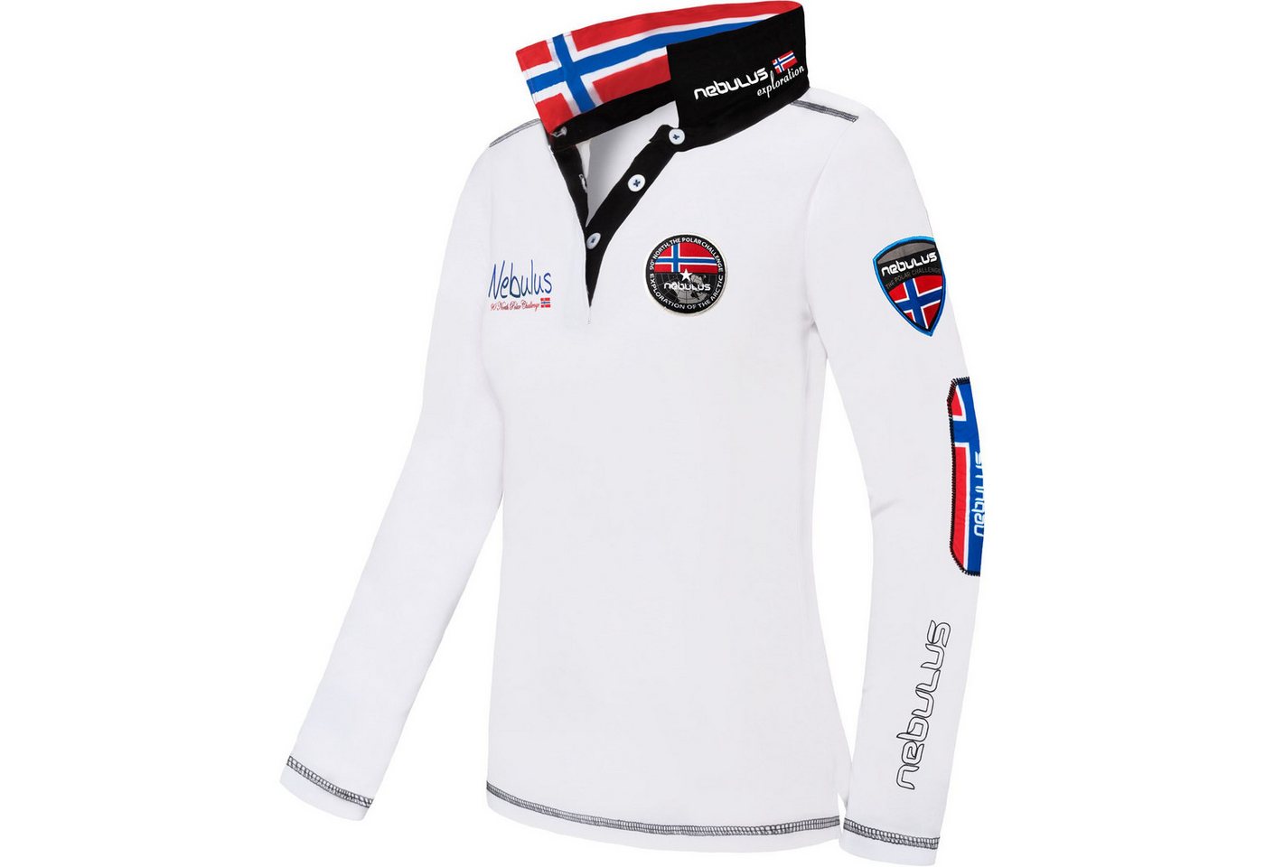 Nebulus Poloshirt BENTY, P5762 - Damen, weiß, M/38 von Nebulus
