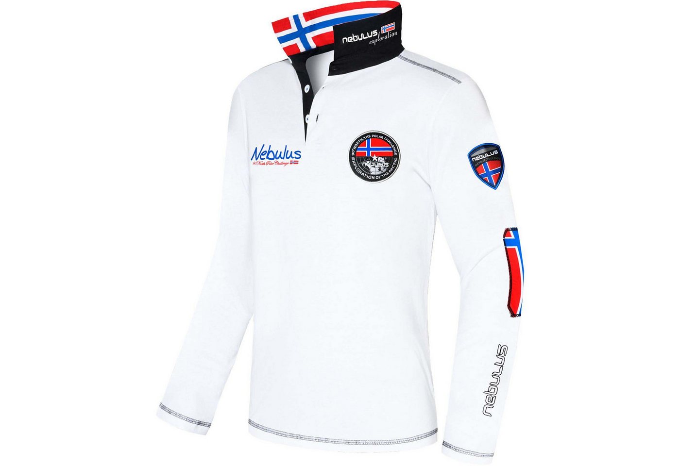 Nebulus Poloshirt BENTY, Q768 - Herren, weiß, L von Nebulus