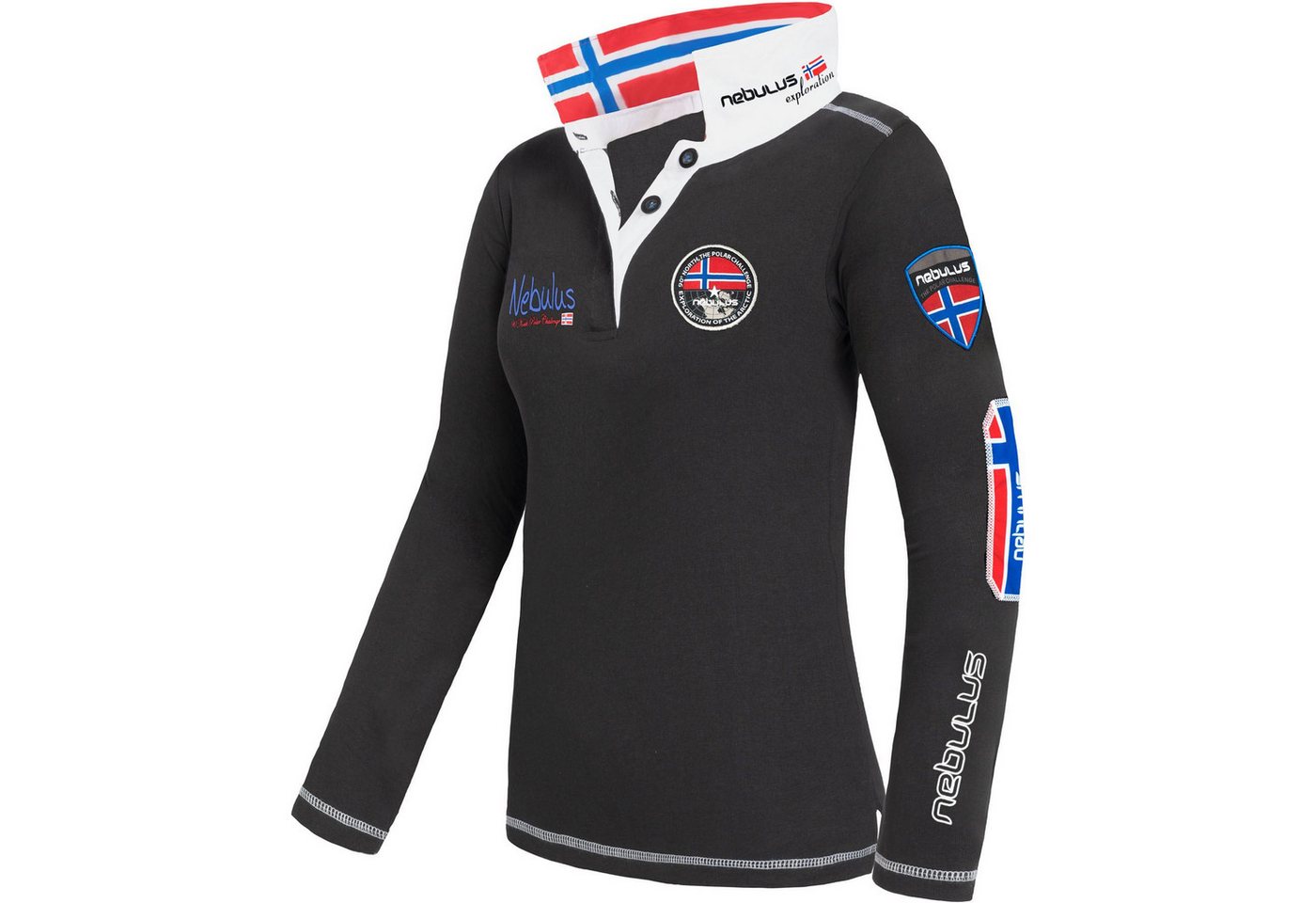 Nebulus Poloshirt BENTY, Q964 - Damen, schwarz, S/36 von Nebulus