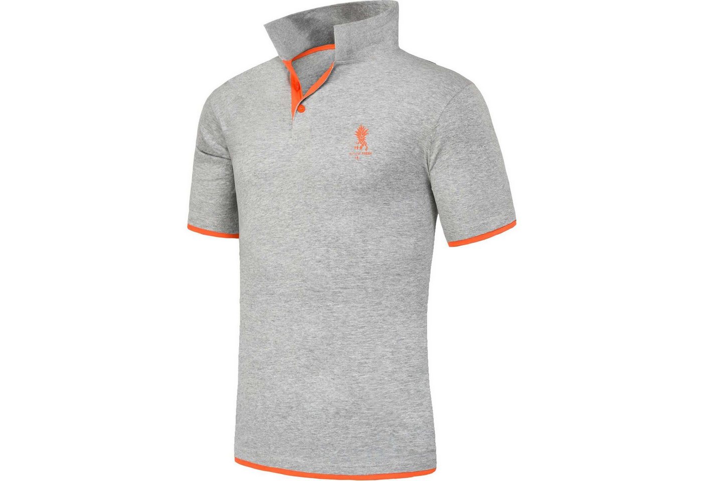 Nebulus Poloshirt BRAM, F110 - Herren, grau meliert, M von Nebulus