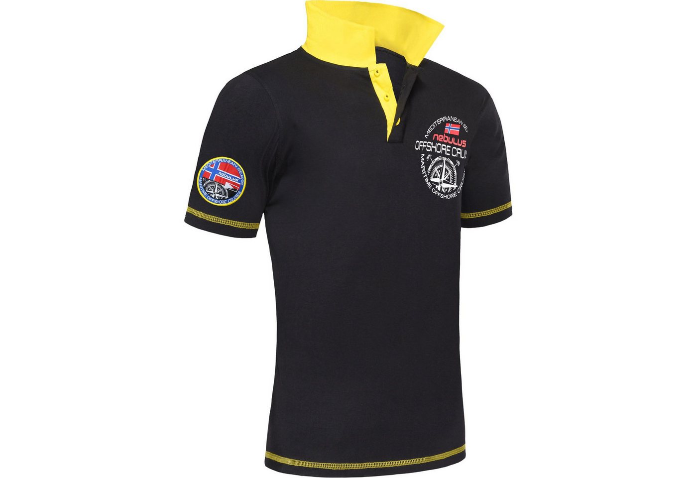 Nebulus Poloshirt CRAIG, P5270 - Herren, schwarz, XXL von Nebulus