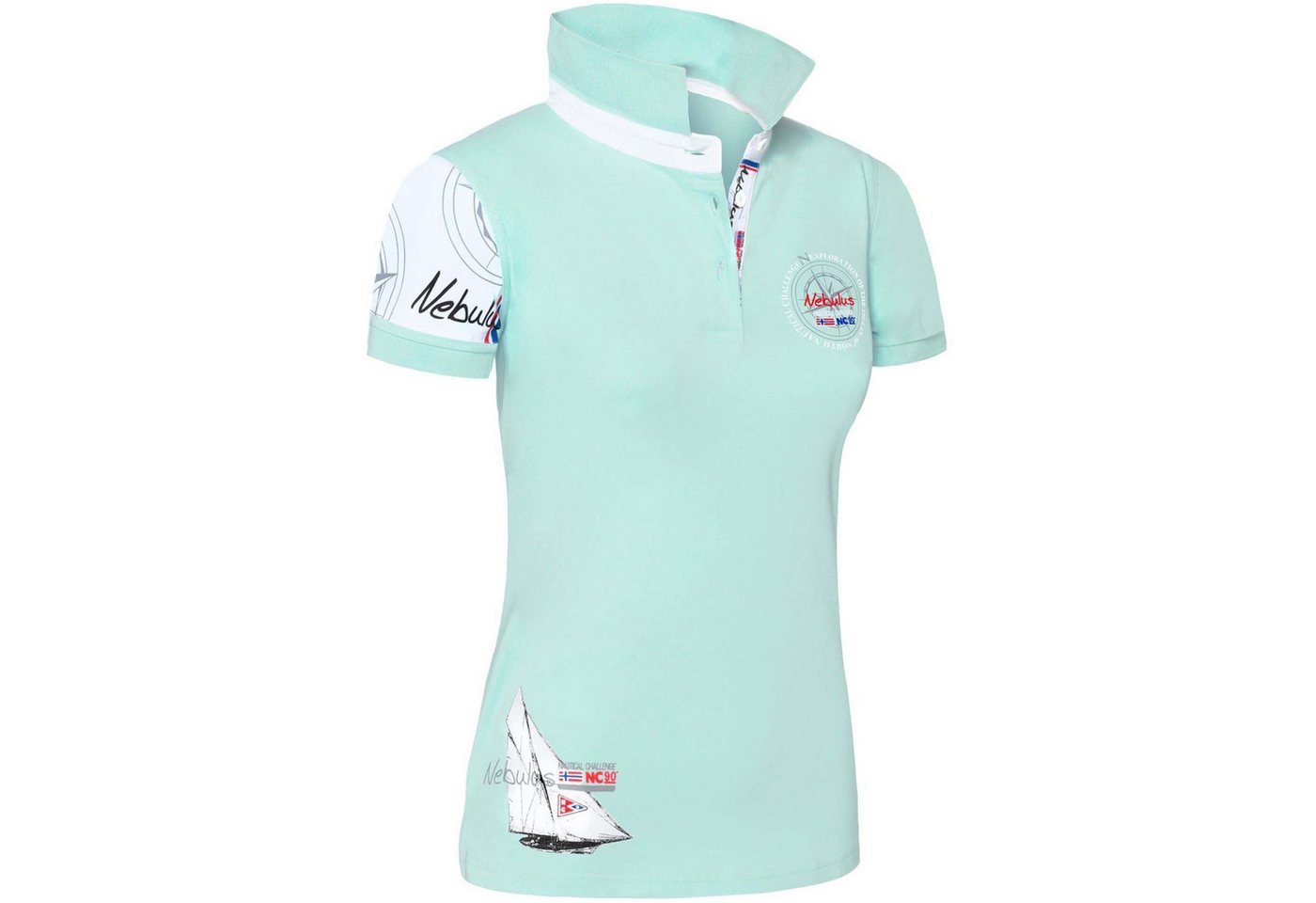 Nebulus Poloshirt DEEP BLUE, Q2355 - Damen, mint, S/36 von Nebulus