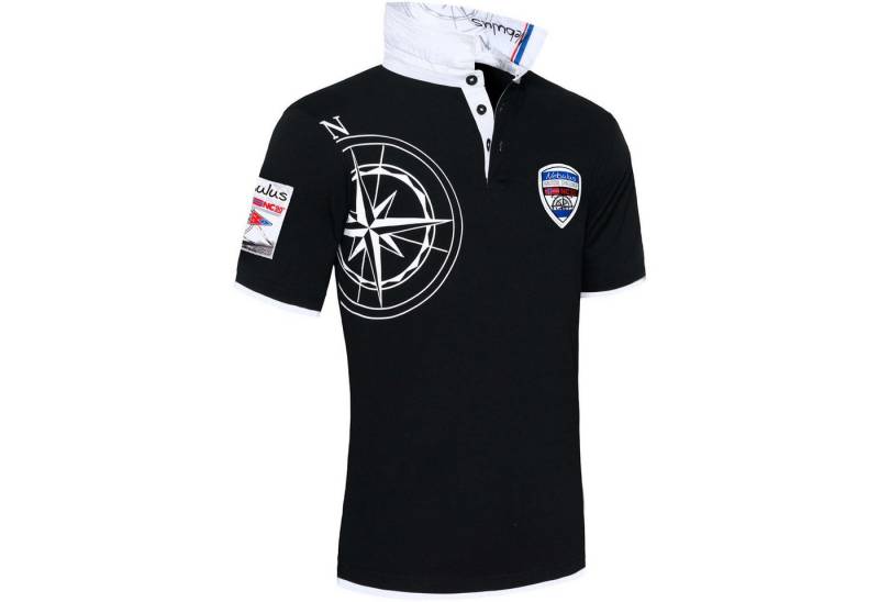 Nebulus Poloshirt EGERSUND, Q2066 - Herren, schwarz, M von Nebulus