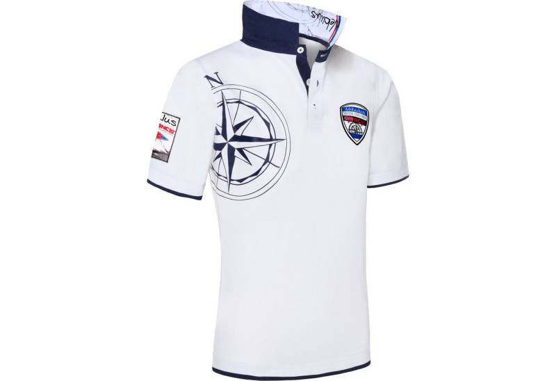 Nebulus Poloshirt EGERSUND, Q2068 - Herren, weiß, L von Nebulus