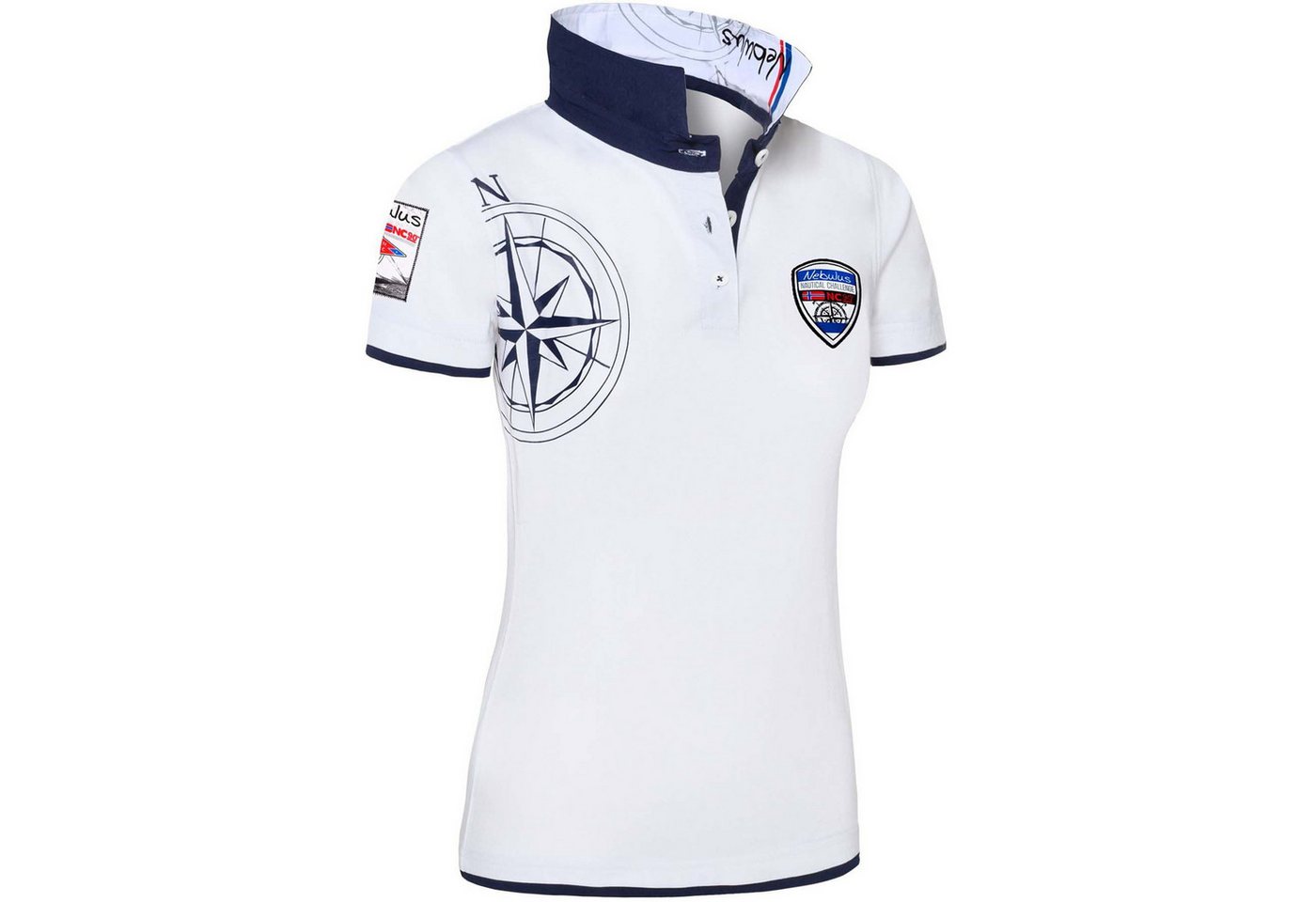 Nebulus Poloshirt EGERSUND, Q2071 - Damen, weiß, L/40 von Nebulus