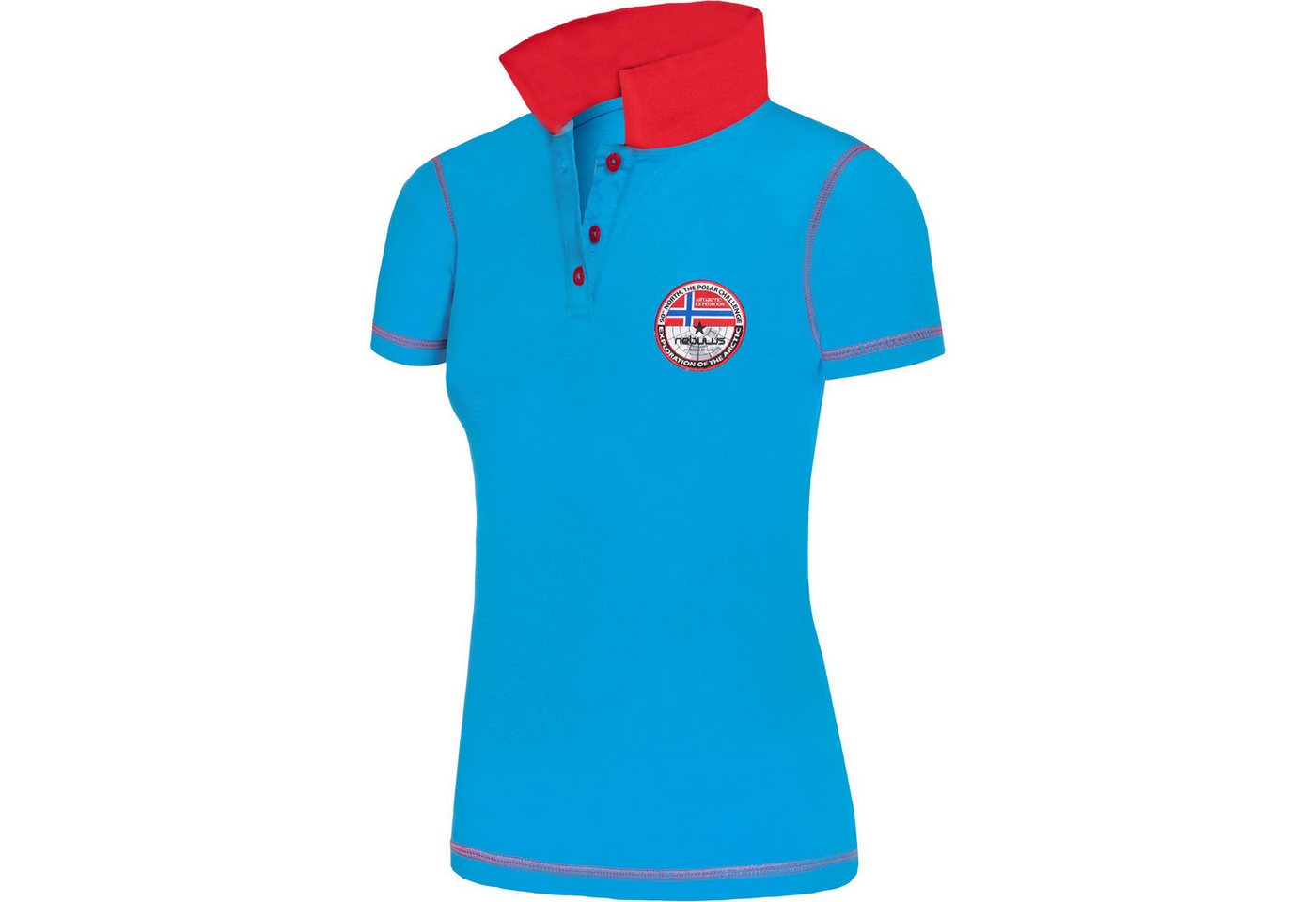 Nebulus Poloshirt ENTERTAIN, P5413 - Damen, malibublau, XL/42 von Nebulus