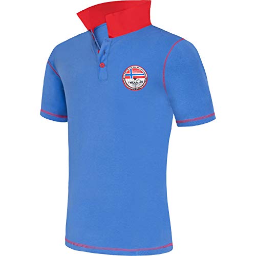 Nebulus Herren Poloshirt Entertain, Shirt, Sweatshirt, Polo, blau - XL von Nebulus