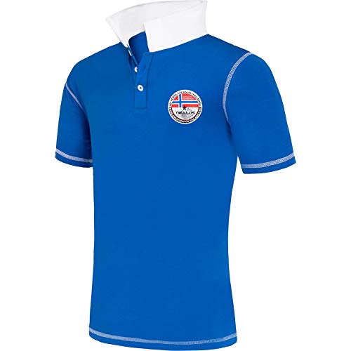 Nebulus Poloshirt Entertain Herren, Polohemd mit Stickerei für Männer, Hemd Kurzarm Shirt Male von Nebulus