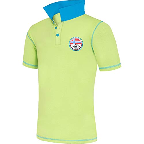 Nebulus Herren Poloshirt Entertain, Shirt, Sweatshirt, Polo, Lime - L von Nebulus