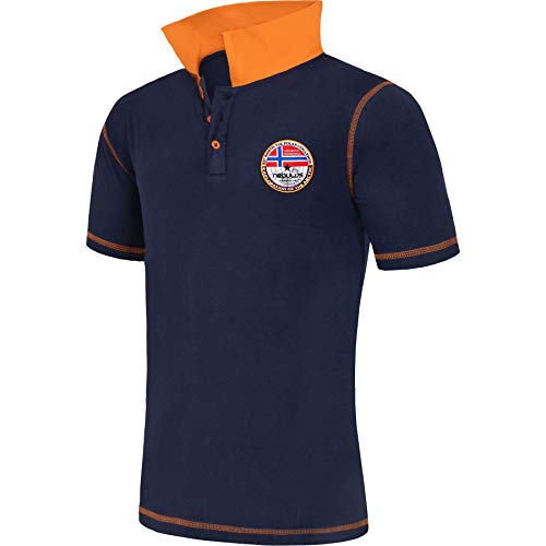 Nebulus Herren Poloshirt Entertain, Shirt, Sweatshirt, Polo, Navy - L von Nebulus