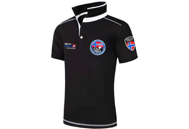 Nebulus Poloshirt FORWARD, P4043 - Herren, schwarz, XXL von Nebulus