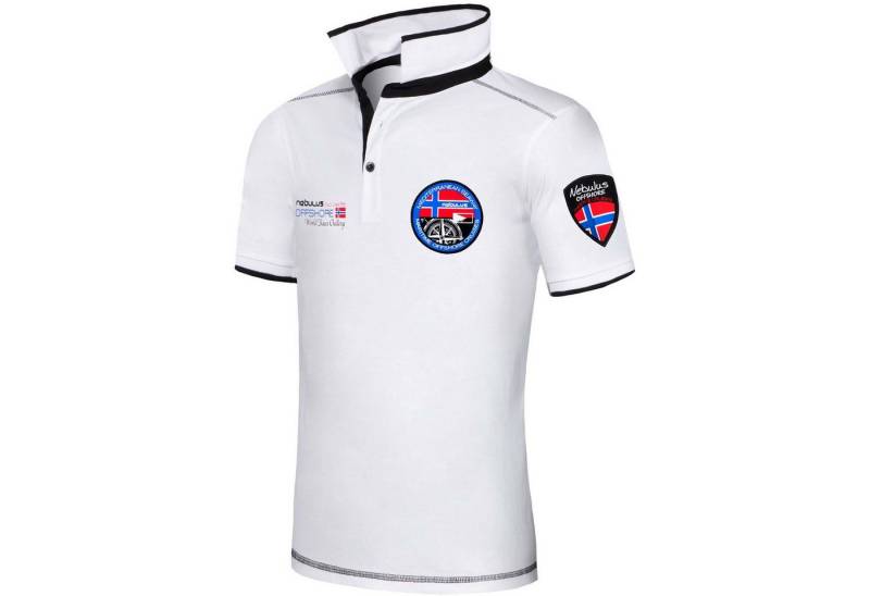 Nebulus Poloshirt FORWARD, P4048 - Herren, weiß, L von Nebulus