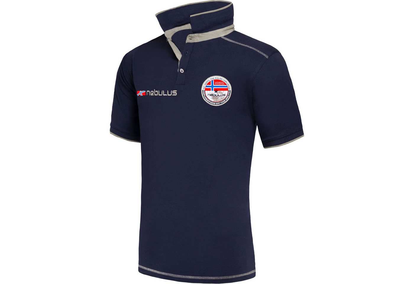 Nebulus Poloshirt ISLA, P5261 - Herren, navy, L von Nebulus