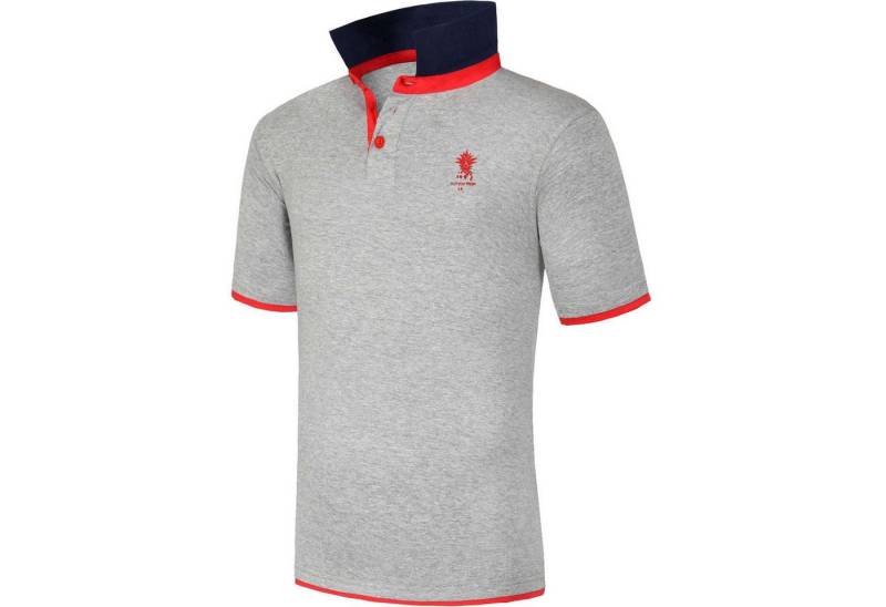 Nebulus Poloshirt KEYS, F360 - Herren, grau meliert, L von Nebulus