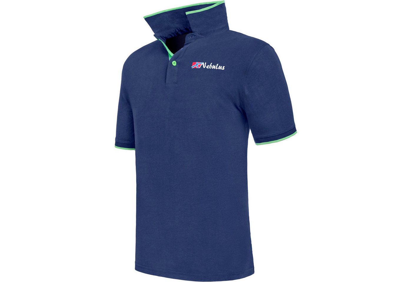 Nebulus Poloshirt LASTONE, P6752 - Herren, navy-lime, XXL von Nebulus