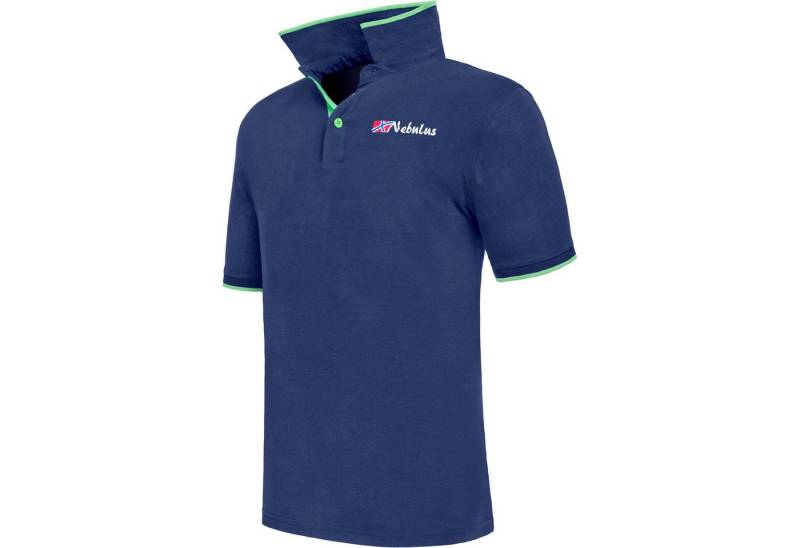 Nebulus Poloshirt LASTONE, P6752 - Herren, navy-lime, XXL von Nebulus