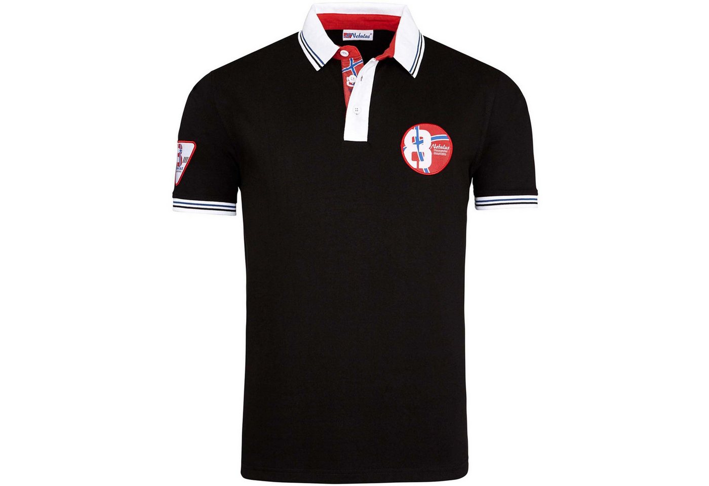 Nebulus Poloshirt LAUX, P1152 - Herren, schwarz, M von Nebulus