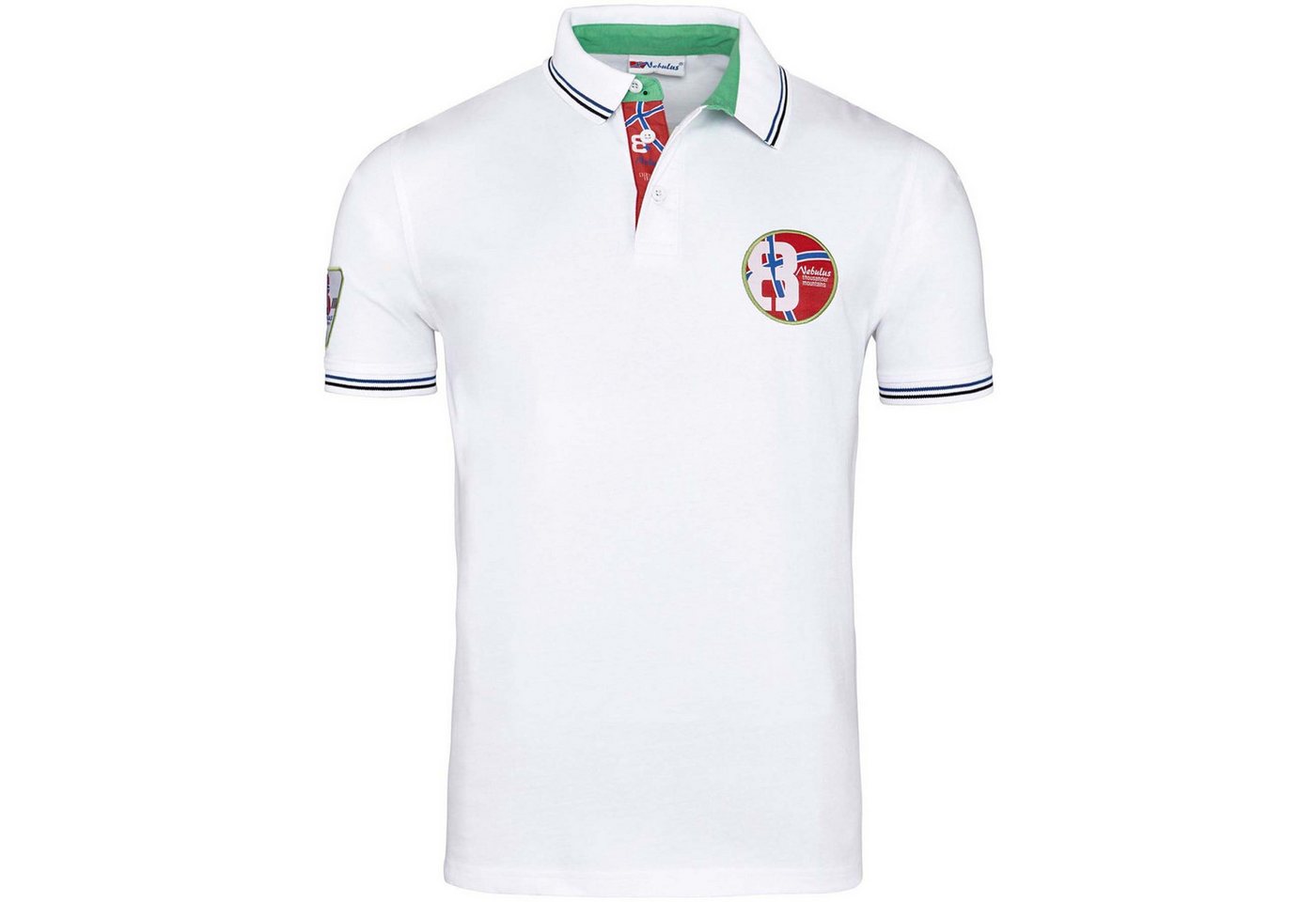 Nebulus Poloshirt LAUX, P1154 - Herren, weiß, M von Nebulus