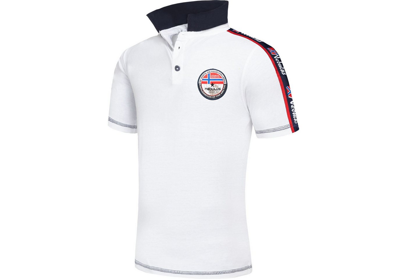 Nebulus Poloshirt NEBI, P4973 - Herren, weiß, XXL von Nebulus