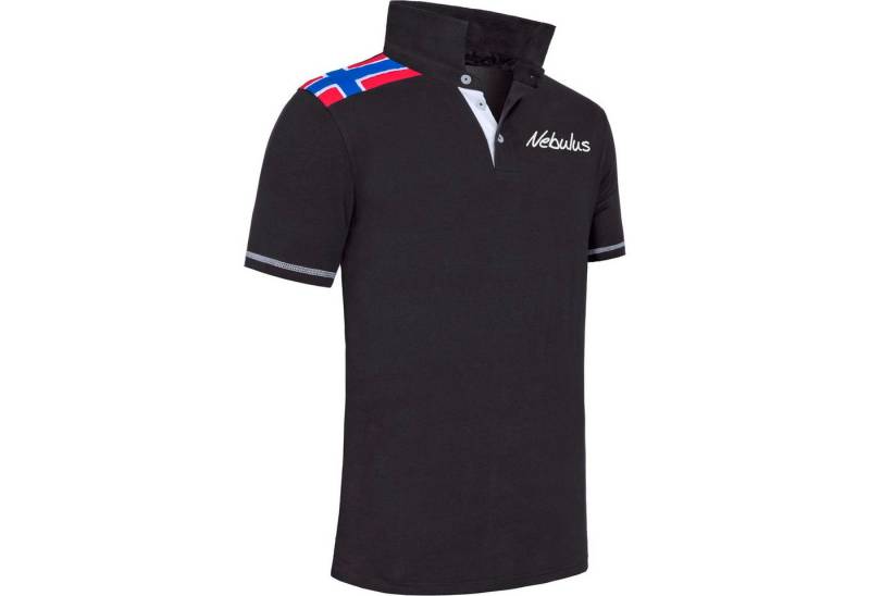 Nebulus Poloshirt NORWEGEN, P6840 - Herren, schwarz-weiß, XL von Nebulus