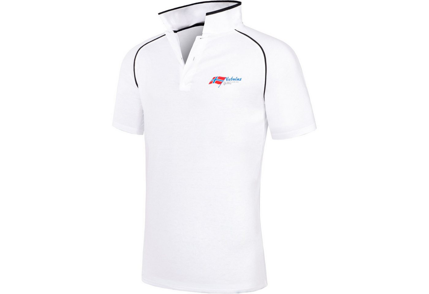 Nebulus Poloshirt OCEANS, P1101 - Herren, weiß, M von Nebulus