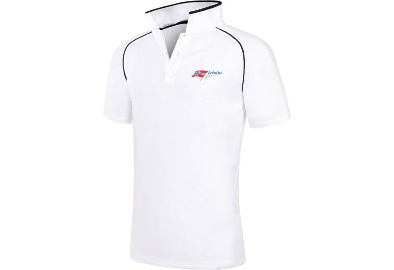 Nebulus Poloshirt OCEANS, P1101 - Herren, weiß, M von Nebulus
